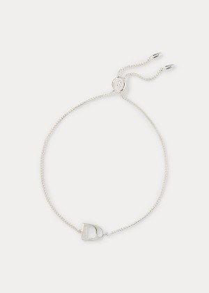 Biżuteria Ralph Lauren Stirrup Slider Bracelet Damskie Srebrne | BHFP6567