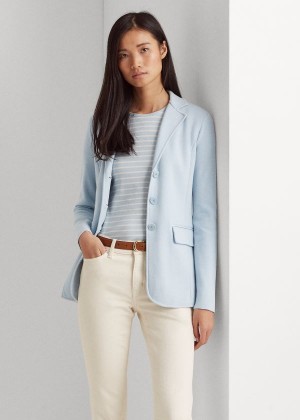 Blezery Ralph Lauren Tubular-Trimmed Blazer Damskie Indygo | EPFD7938