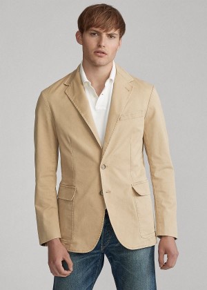 Blezery Ralph Lauren Unconstructed Chino Sport Coat Męskie Brązowe | PHXN1699