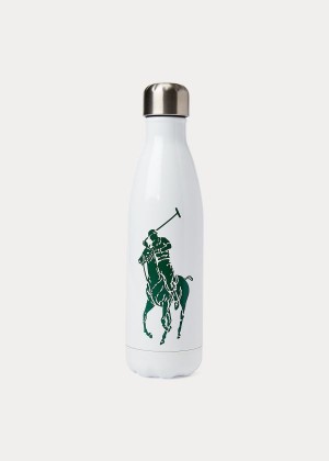 Butelki wody Ralph Lauren Polo S'well Water Bottle Damskie Białe Zielone | TJCC5299