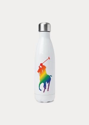 Butelki wody Ralph Lauren Pride Water Bottle Damskie Białe | CIAH2116