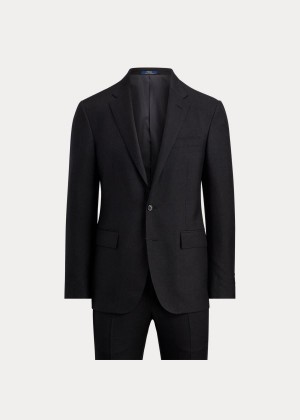 Garnitury Ralph Lauren Polo Wool Twill Suit Męskie Jasny Szare | PRAC3296