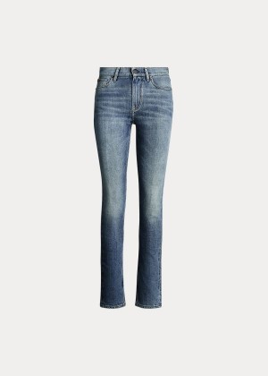 Jeansy Ralph Lauren 861 High-Rise Skinny Jean Damskie Niebieskie Niebieskie | ODPR8651