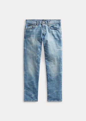 Jeansy Ralph Lauren Hampton Relaxed Straight Jean Męskie Niebieskie Niebieskie | UTZW0932