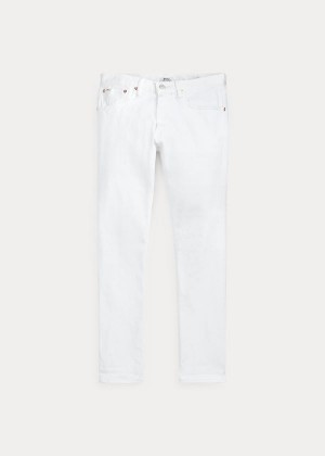 Jeansy Ralph Lauren Hampton Relaxed Straight Jean Męskie Białe | EPWC9938