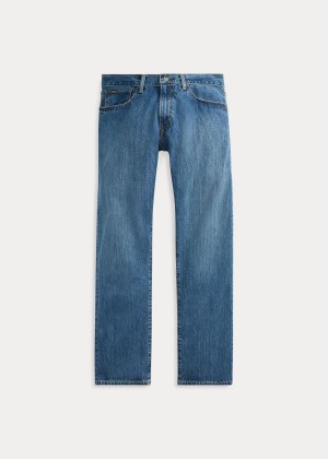 Jeansy Ralph Lauren Hampton Relaxed Straight Jean Męskie Indygo | ESQY4208