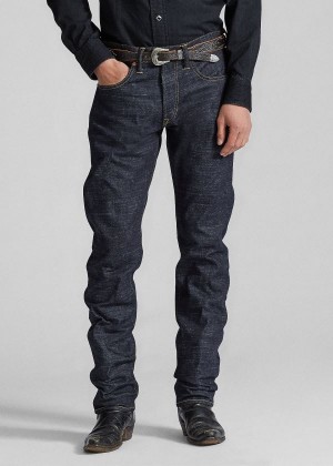 Jeansy Ralph Lauren Limited-Edition Slim Fit Jean Męskie Czarne Niebieskie | SBKO5987