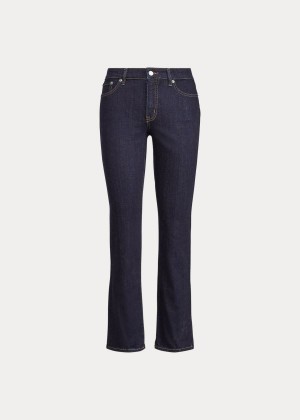 Jeansy Ralph Lauren Premier Straight Jean Damskie Czarne Niebieskie | EYOB7699