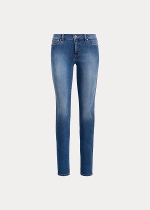 Jeansy Ralph Lauren Premier Straight Jean Damskie Niebieskie Niebieskie | IEDH2297