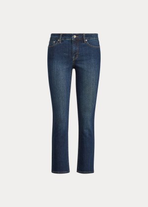 Jeansy Ralph Lauren Premier Straight Jean Damskie Jasny Królewski Niebieski Niebieskie | FKLX5632