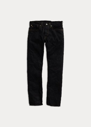 Jeansy Ralph Lauren Slim-Fit Once-Washed Jean Męskie Niebieskie Niebieskie | EXPV9943