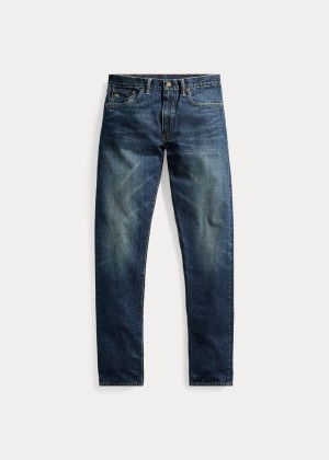 Jeansy Ralph Lauren Slim Narrow Jean Męskie Niebieskie Niebieskie | LIKL8130