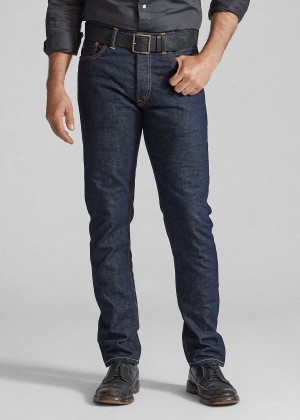 Jeansy Ralph Lauren Slim Narrow Selvedge Jean Męskie Niebieskie Niebieskie | QOJX9030