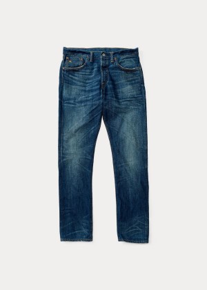 Jeansy Ralph Lauren Slim Narrow Selvedge Jean Męskie Niebieskie Niebieskie | SBOV1777