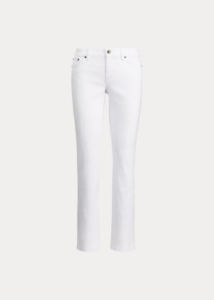 Jeansy Ralph Lauren Slimming Modern Curvy Jean Damskie Białe | XITJ7342