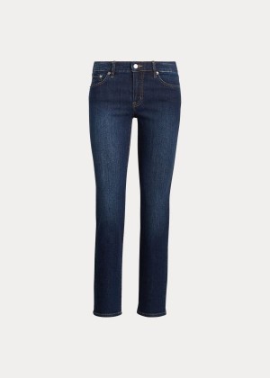 Jeansy Ralph Lauren Slimming Modern Curvy Jean Damskie Jasny Królewski Niebieski Niebieskie Niebieskie | KBDB1752