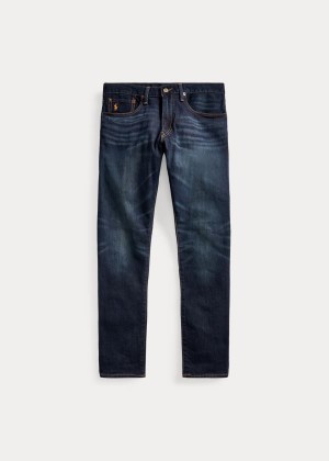 Jeansy Ralph Lauren Sullivan Slim Jean with Pony Męskie Niebieskie Niebieskie | EXAK7036