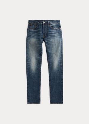 Jeansy Ralph Lauren Sullivan Slim Stretch Jean Męskie Niebieskie Niebieskie | LLVH2640