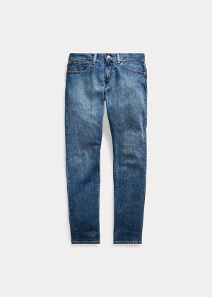 Jeansy Ralph Lauren Varick Slim Straight Jean Męskie Niebieskie Niebieskie | VTTZ6863