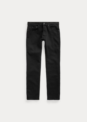 Jeansy Ralph Lauren Varick Slim Straight Jean Męskie Czarne | JVQL0144