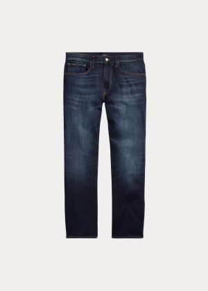 Jeansy Ralph Lauren Varick Slim Straight Jean Męskie Niebieskie Niebieskie | BSBJ8491