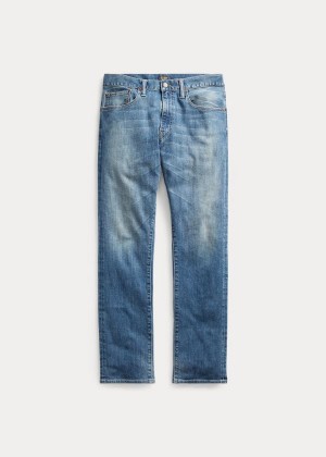 Jeansy Ralph Lauren Varick Slim Straight Jean Męskie Niebieskie Niebieskie | FJXV0578