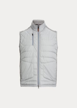 Kamizelka Ralph Lauren Paneled Stretch Terry Vest Męskie Szare | YPZB9361