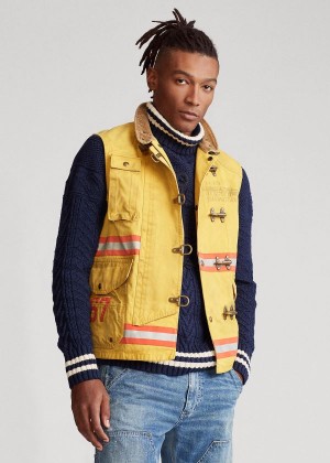 Kamizelka Ralph Lauren The Cortland Vest Męskie Żółte | SPDL1019