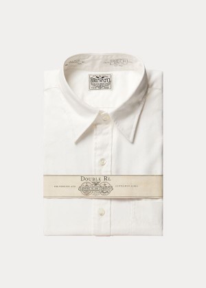 Koszule Ralph Lauren Broadcloth Dress Shirt Męskie Białe | OYVU2804