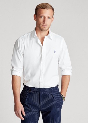 Koszule Ralph Lauren Classic Fit Twill Shirt Męskie Białe | CCLC1199