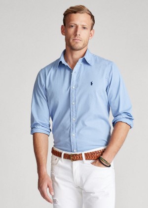 Koszule Ralph Lauren Classic Fit Twill Shirt Męskie Niebieskie | BKTI5375