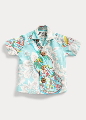 Koszule Ralph Lauren Limited Edition Mini Shirt Męskie Granatowe Kolorowe | OGAB5200