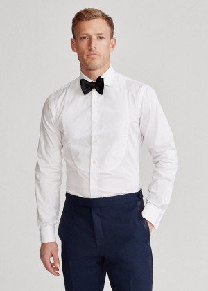 Koszule Ralph Lauren Slim Fit Tuxedo Shirt Męskie Białe | GDGB2963