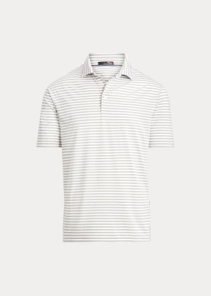 Koszulki Polo Ralph Lauren Classic Fit Performance Polo Męskie Głęboka Szare Białe | TIOD2057