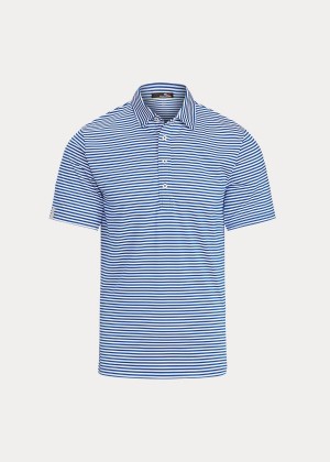 Koszulki Polo Ralph Lauren Classic Fit Performance Polo Męskie Królewski Niebieski Niebieskie Białe | GTRG9325