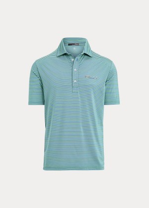 Koszulki Polo Ralph Lauren Classic Fit Performance Polo Męskie Królewski Niebieski Granatowe Zielone | EUAO4060