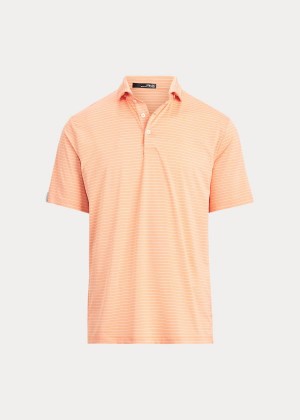 Koszulki Polo Ralph Lauren Classic Fit Performance Polo Męskie Pomarańczowe Białe | NWYM8679