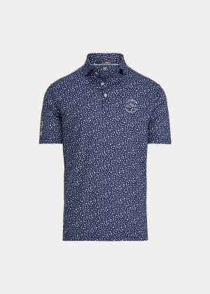 Koszulki Polo Ralph Lauren Classic Fit Performance Polo Męskie Granatowe Kolorowe | QUGH1669