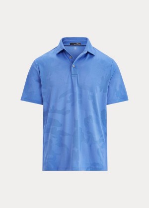 Koszulki Polo Ralph Lauren Classic Fit Performance Polo Męskie Niebieskie | LMCR8878