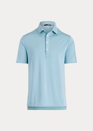 Koszulki Polo Ralph Lauren Classic Fit Performance Polo Męskie Zielone Niebieskie | JYZV9709