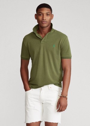 Koszulki Polo Ralph Lauren The Earth Polo Męskie Ciemny Oliwkowe | QJQX3873