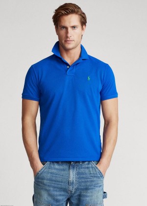 Koszulki Polo Ralph Lauren The Earth Polo Męskie Niebieskie Królewski Niebieski | XNXN9318