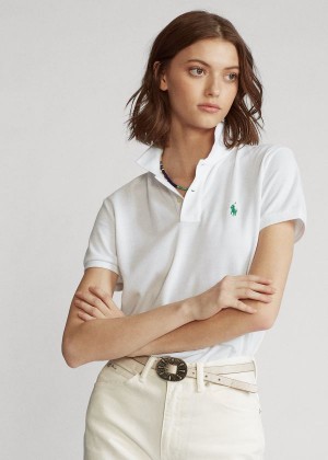 Koszulki Polo Ralph Lauren The Earth Polo Damskie Białe | VEDA3037