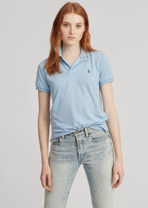 Koszulki Polo Ralph Lauren The Earth Polo Damskie Niebieskie | EIPI3419