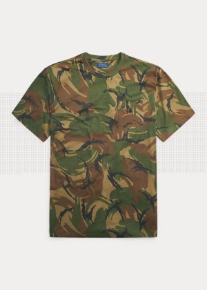 Koszulki Ralph Lauren Camo Cotton Pocket T-Shirt Męskie Camo | VDVF3464