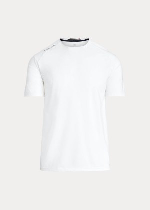 Koszulki Ralph Lauren Performance Jersey T-Shirt Męskie Białe | OJNY2839