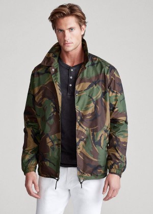 Kurtki Ralph Lauren Camo-Print Jacket Męskie Camo | EHPJ5186