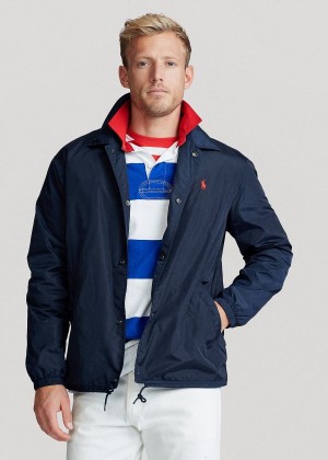 Kurtki Ralph Lauren Jacket Męskie Granatowe | YLWC3613