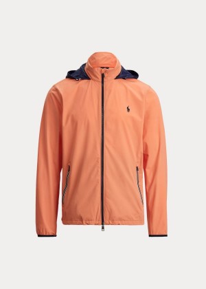 Kurtki Ralph Lauren Packable Hooded Jacket Męskie Pomarańczowe | GPZQ5687