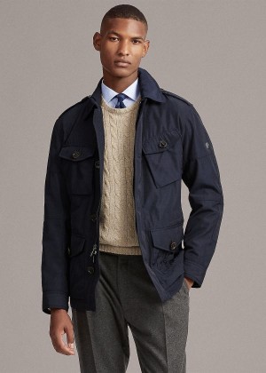 Kurtki Ralph Lauren RLX Field Jacket Męskie Granatowe | LSEG9199